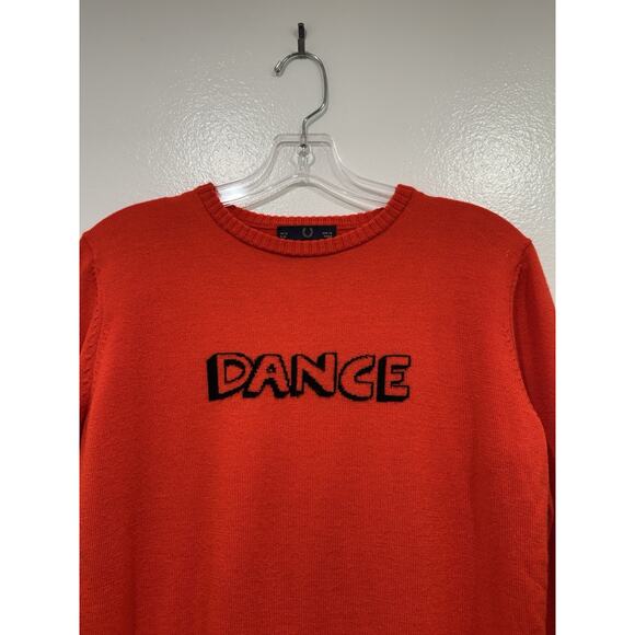 Bella Freud Dance Sweater Women’s Size 6 Wool Long Sleeve Jumper Poppy Red READ - Picture 3 of 11